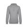 Sudadera con capucha unisex King. Color heather grey.