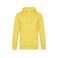 Sudadera con capucha unisex King. Color yellow fizz.