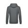 Sudadera con capucha unisex King. Color heather mid grey.