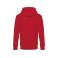 Sudadera con capucha unisex King. Color rojo.