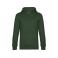 Sudadera con capucha unisex King. Color bottle green.