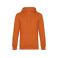 Sudadera con capucha unisex King. Color pure orange.