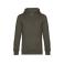 Sudadera con capucha unisex King. Color khaki.