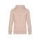 Sudadera con capucha unisex King. Color soft rose.