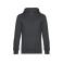 Sudadera con capucha unisex King. Color asphalt.