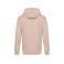 Sudadera con capucha unisex King. Color soft rose.