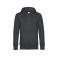 Sudadera con capucha y cremallera unisex King. Color asphalt.