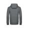 Sudadera con capucha y cremallera unisex King. Color heather mid grey.