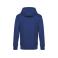 Sudadera con capucha y cremallera unisex King. Color azul royal.