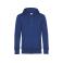 Sudadera con capucha y cremallera unisex King. Color azul royal.
