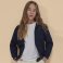 Sudadera con capucha y cremallera sostenible niño ID.334 Kids. .