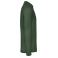 Polo manga larga piqué hombre PUI12. Color bottle green.