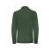 Polo manga larga piqué hombre PUI12. Color bottle green.