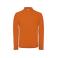 Polo manga larga piqué hombre PUI12. Color naranja.