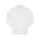 Polo manga larga unisex PU427. Color blanco.