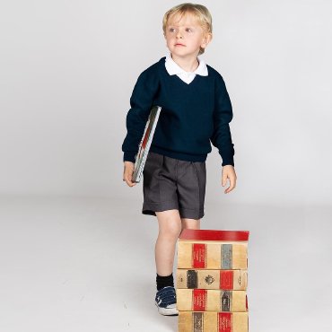 Jersey de punto colegial niño