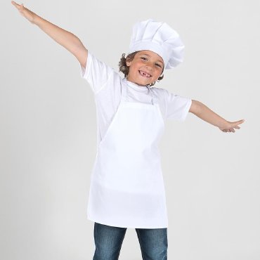 Delantal con peto niño