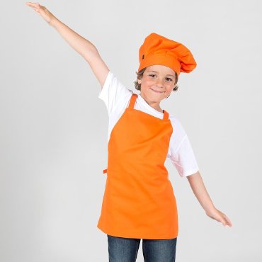 Delantal con peto niño