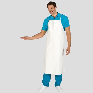 Delantal con peto PVC rígido