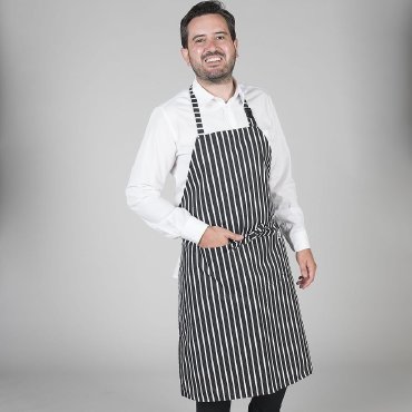 Delantal con peto estampado Hebilla