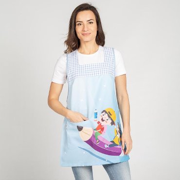 Casulla escolar estampada mujer Lapiz