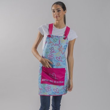 Casulla escolar estampada unisex Agatha