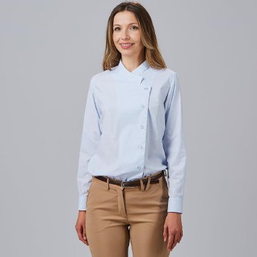 Camisa cruzada manga larga mujer Angelica