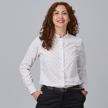 Camisa estampada manga larga mujer Ginevra
