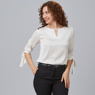 Blusa manga 3/4 ligera mujer Olivia Saten