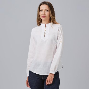 Camisa manga larga mujer Flora