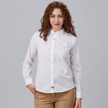 Camisa reciclada manga larga mujer Idara