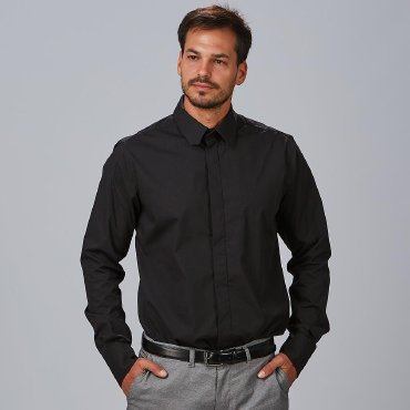 Camisa manga larga slim fit hombre Simone