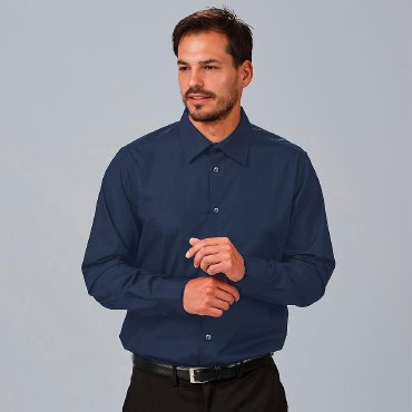 Camisa manga larga slim fit hombre Niccolo