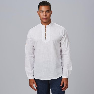 Camisa manga larga slim fit hombre Dante
