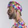Gorro cirujano estampado Agatha. Color cuore multicolor.