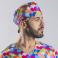 Gorro cirujano estampado Agatha. Color cuore multicolor.