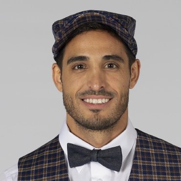 Gorra gatsby estampada Welsh