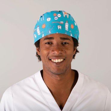 Gorro cirujano estampado