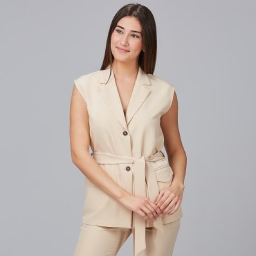 Chaqueta sin mangas mujer Arabis