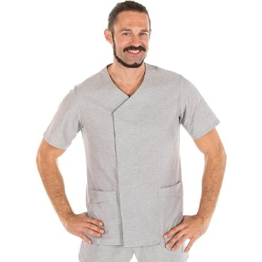 Casaca sanitaria manga corta hombre Andre