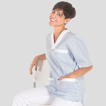 Casaca servicio Vichy unisex Pico