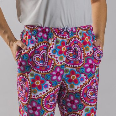Pantalón sanitario estampado unisex Agatha