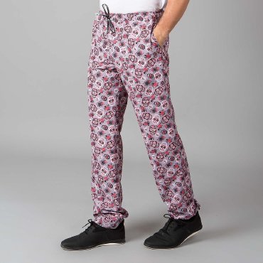 Pantalón de cocinero estampado unisex