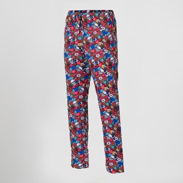 Pantalón de cocinero microfibra estampado unisex
