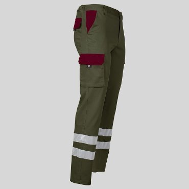 Pantalón multibolsillos elástico unisex Gamo