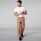 Pantal&oacute;n de trabajo multibolsillos unisex Arce. Color beige.