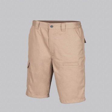 Bermuda multibolsillos elástica unisex Arce
