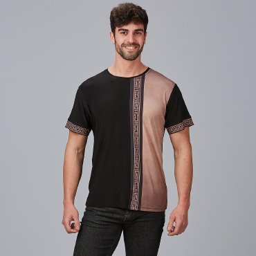 Camiseta estampada hombre Brezo