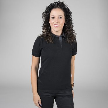 Polo combinado mujer