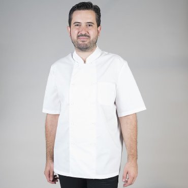 Chaqueta cocina manga corta unisex Fino